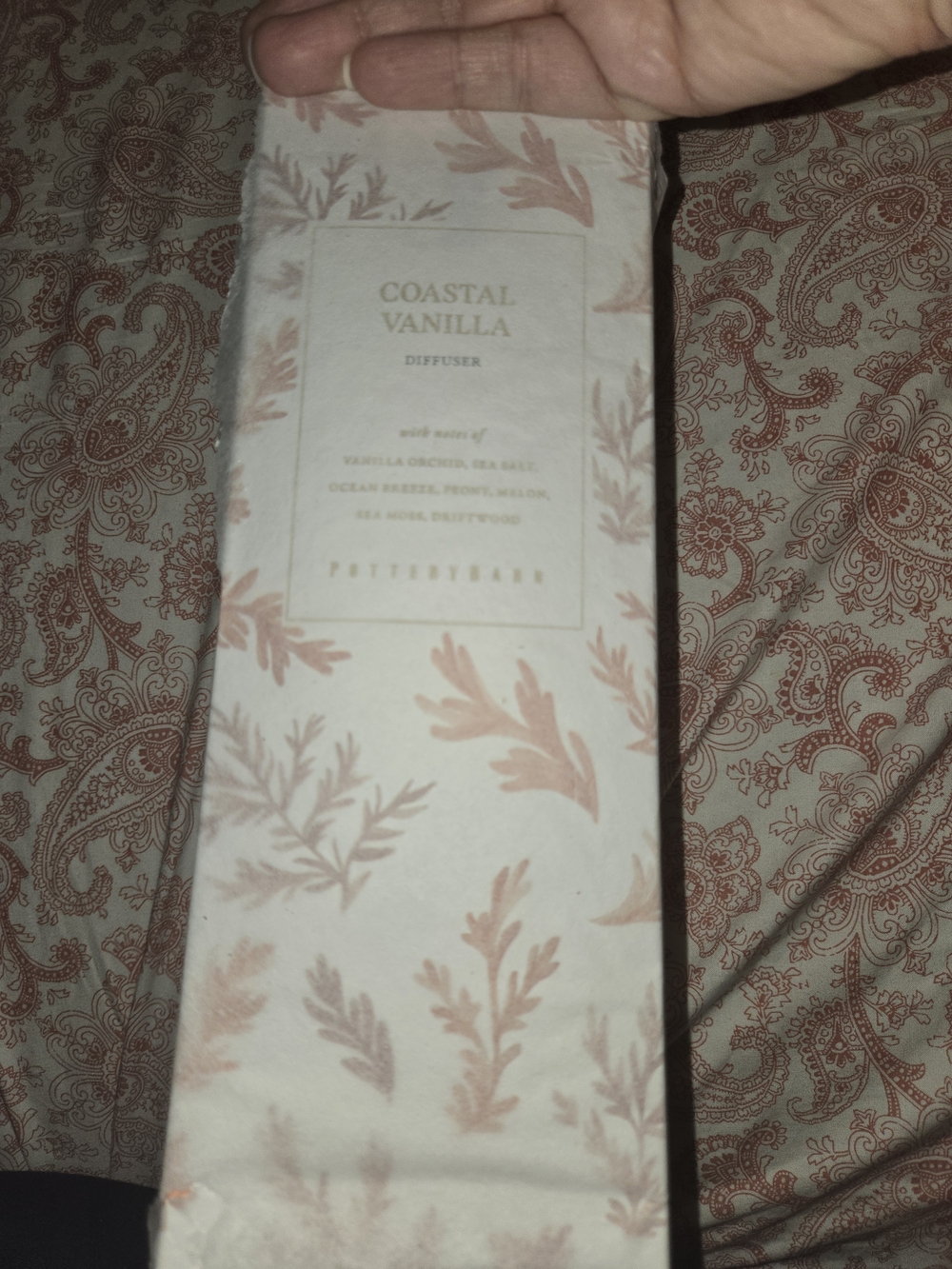 Pottery Barn Hand Painted Coastal Scent Collection Coastal Vanilla Reed Diffuser - Picture 2 of 5